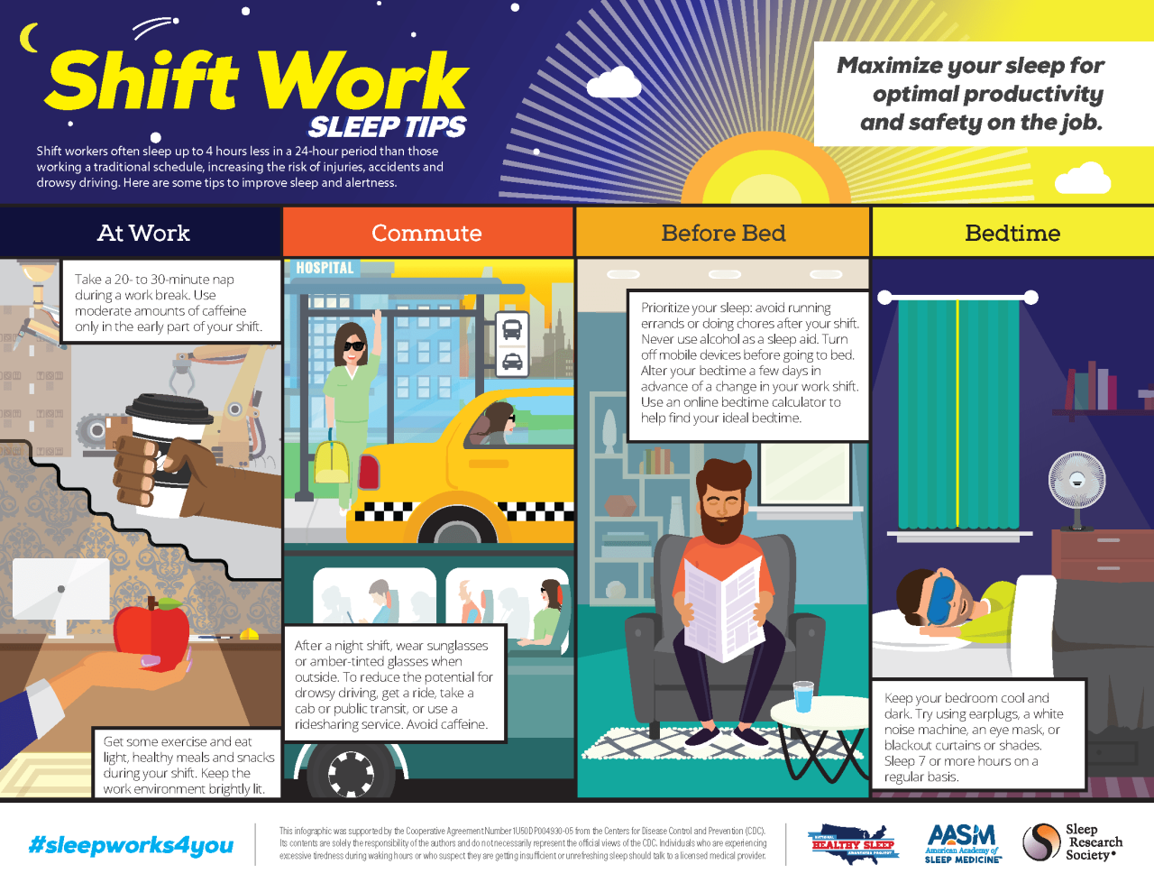 How to handle shift work and maintain quality sleep